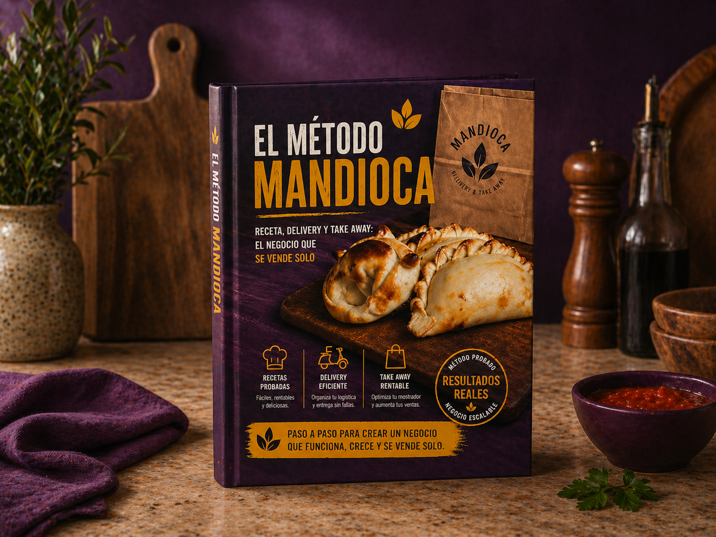 Kit Emprendimiento Empanadas de Masa de Mandioca + 3 Bonos